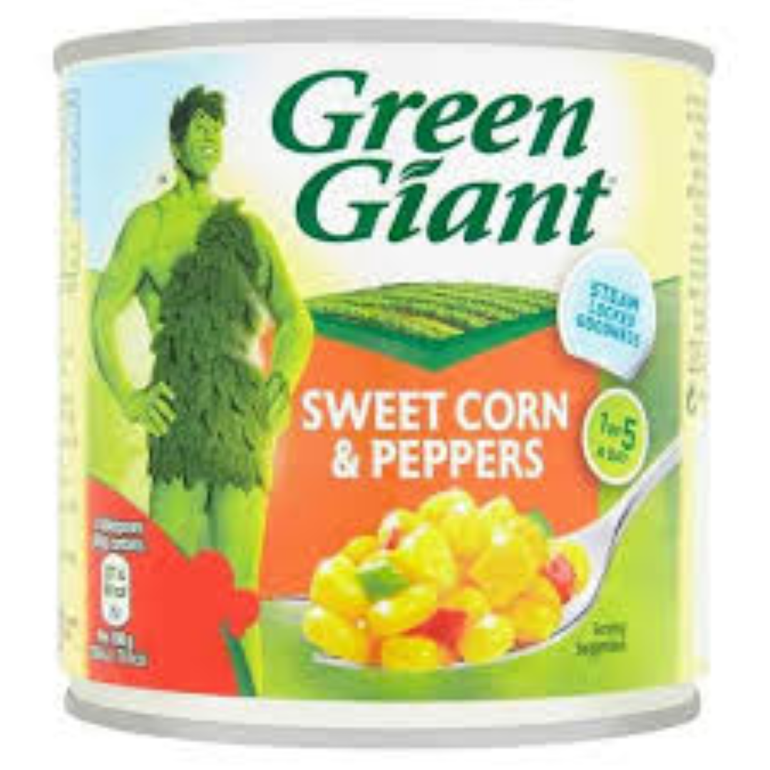 GREEN GIANT SWEET CORN & PEPPER 340G